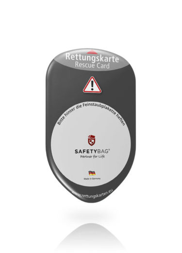 SafetyBagF - Rettungskartenhalterung anthrazit