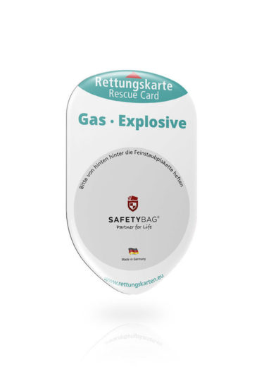 SafetyBagF - Rettungskartenhalterung für Gasfahrzeuge