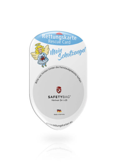SafetyBagF - Rettungskartenhalterung Schutzengel
